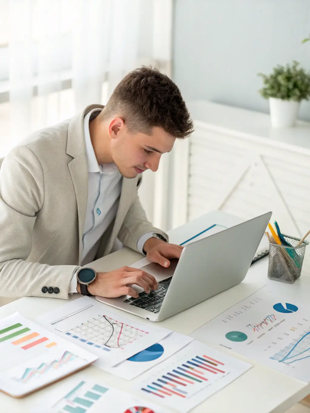 A South African entrepreneur receiving online coaching, with a focus on local market opportunities and investment potential.